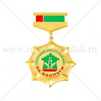 Медали на колодке "Альметьевский муниципальный район"